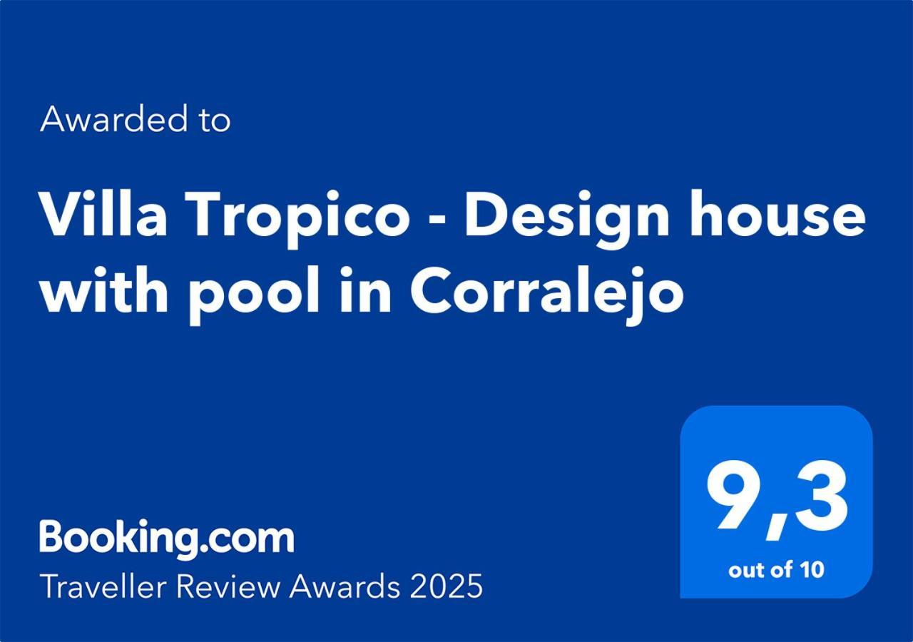 Villa Tropico - Design House With Pool In Коральео Экстерьер фото